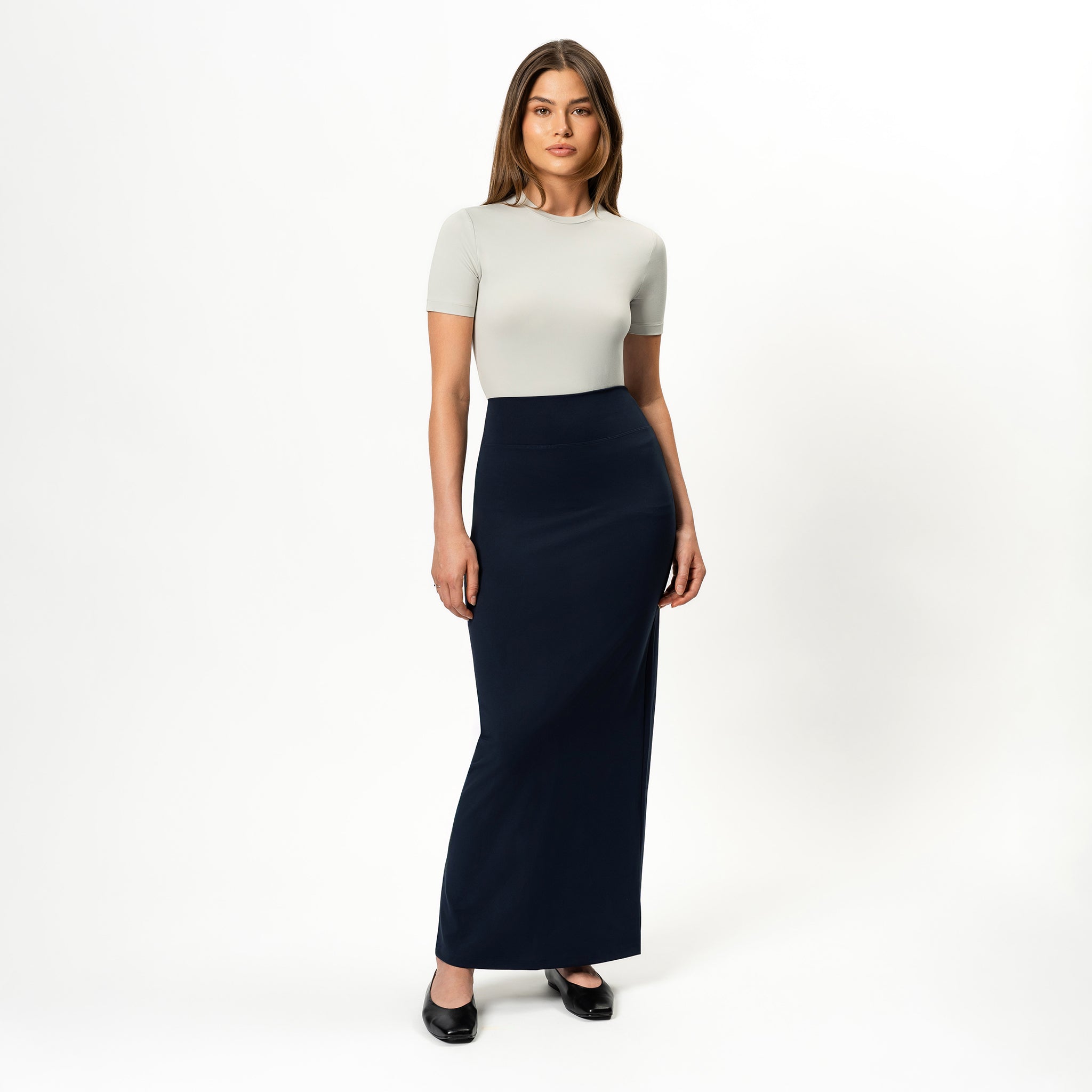 【piiさま専用】anuke Tuck Long Skirt （36） anuke 】Tuck Long Skirt | valance 福井｜レディース セレクト