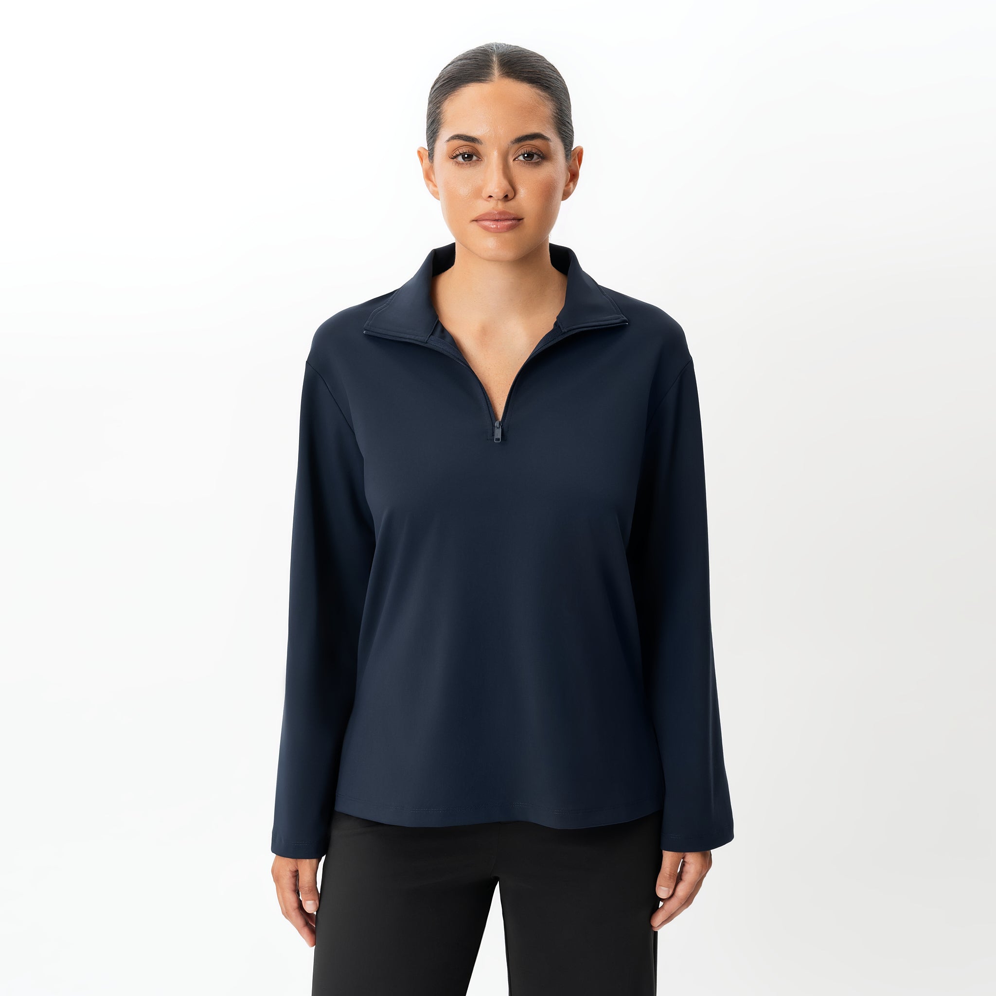 Asana Relaxed Quarter-zip - Ninepine