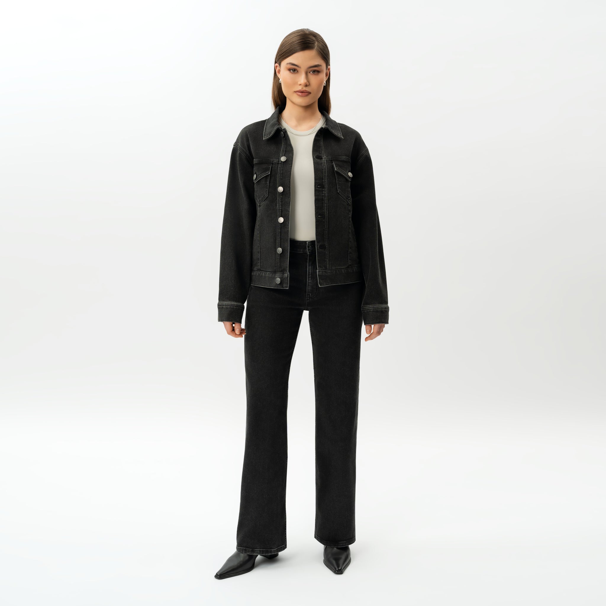 Stretchy ComfortDenim™ Jacket - Ninepine