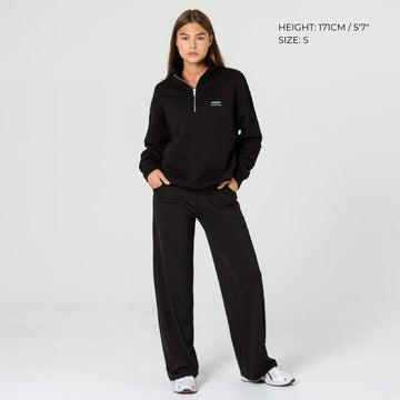 Quarter-Zip Relaxed Sweater | Ninepine