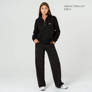 Quarter-Zip Relaxed Sweater | Ninepine