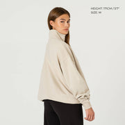 Quarter-Zip Relaxed Sweater