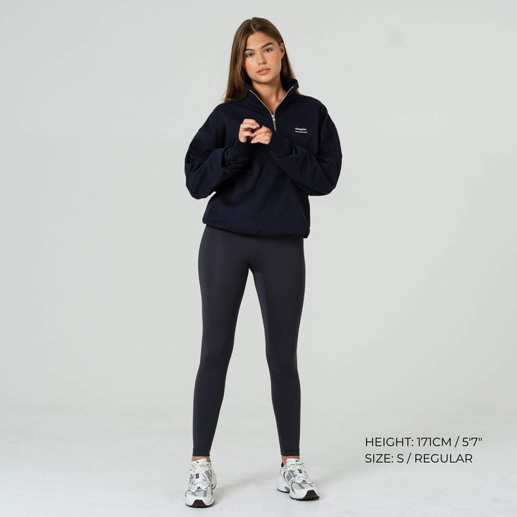 Quarter-Zip Relaxed Sweater