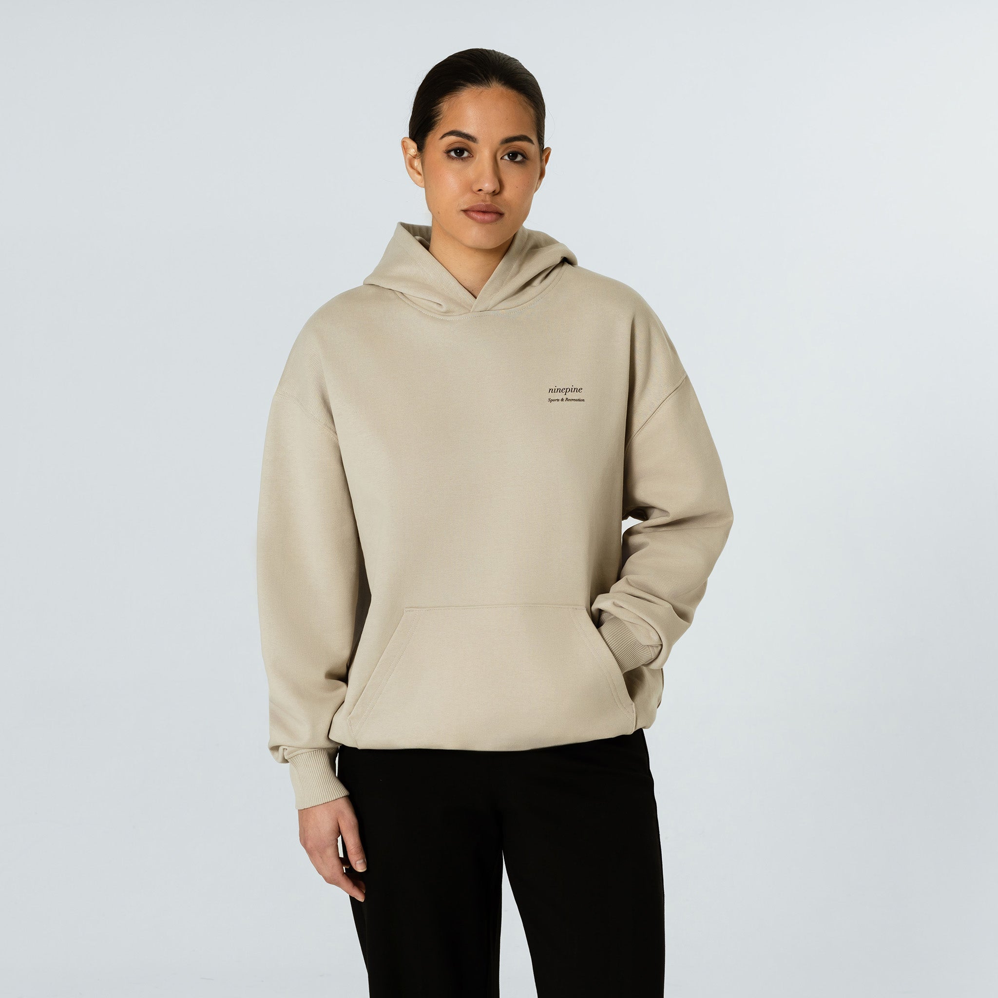 Relaxed Serif Hoodie