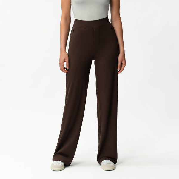 パンツ seed and soil Asana pants 2024-06-ASANA-RELAXED-BROWN-