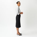 Tailored Ponte Midi Skirt - Ninepine