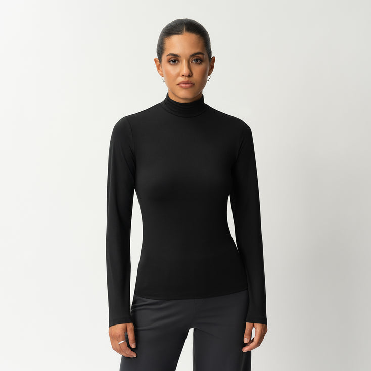 Soft Turtleneck Long-sleeve