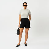 Light Ponte Shorts - Ninepine