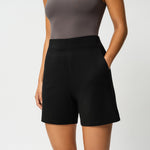 Light Ponte Shorts - Ninepine