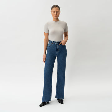 【NONCODE】lupin wide denim pants WIDE DENIM PANTS