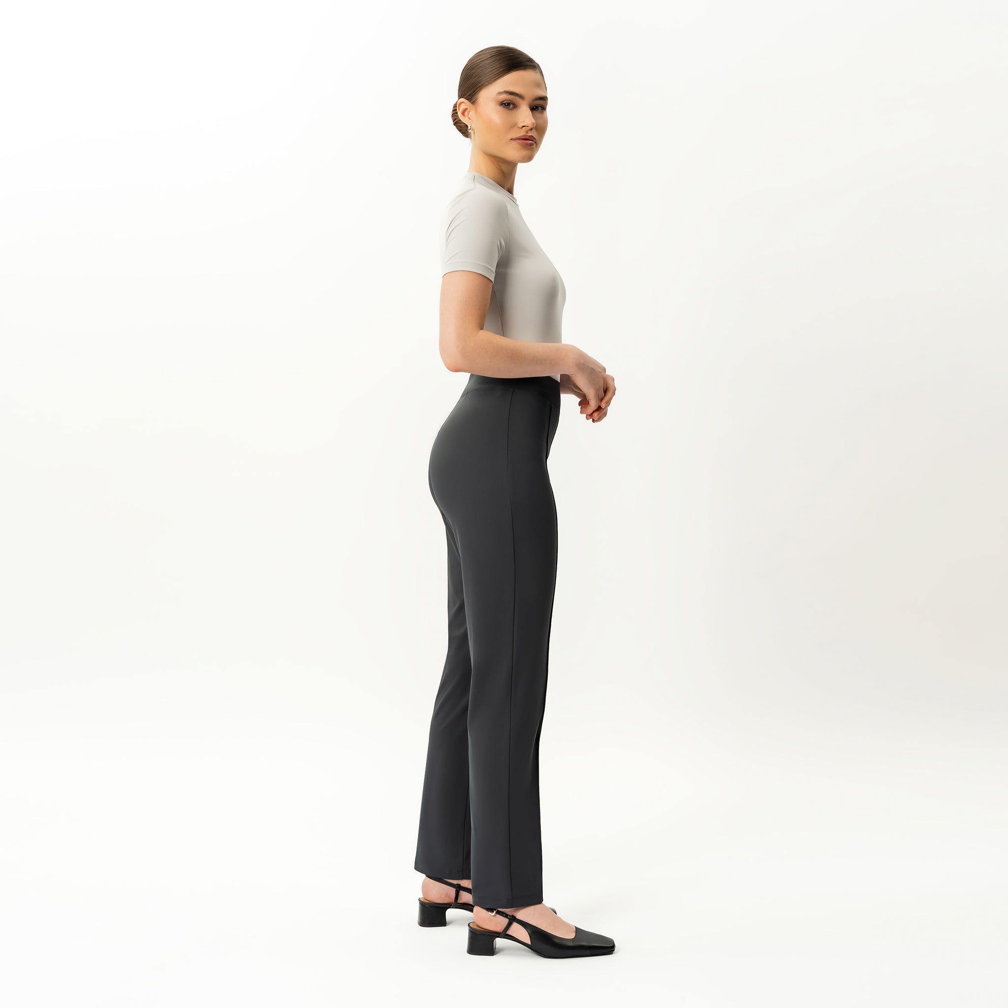 Asana Slim Front Crease Pant - Ninepine