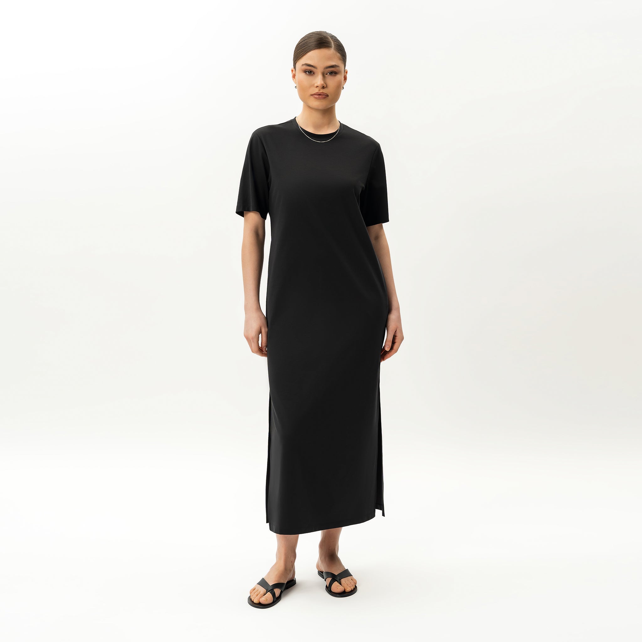 long black t shirt dress maxi black t shirt dress The Best Amazon T-Shirt Dresses to Wear This Summer