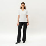 V-neck Pima T-shirt - Ninepine