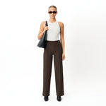 Asana Relaxed Front Crease Pant - Ninepine