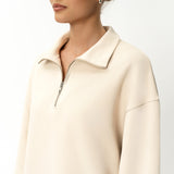 Quarter-zip pullover - Ninepine