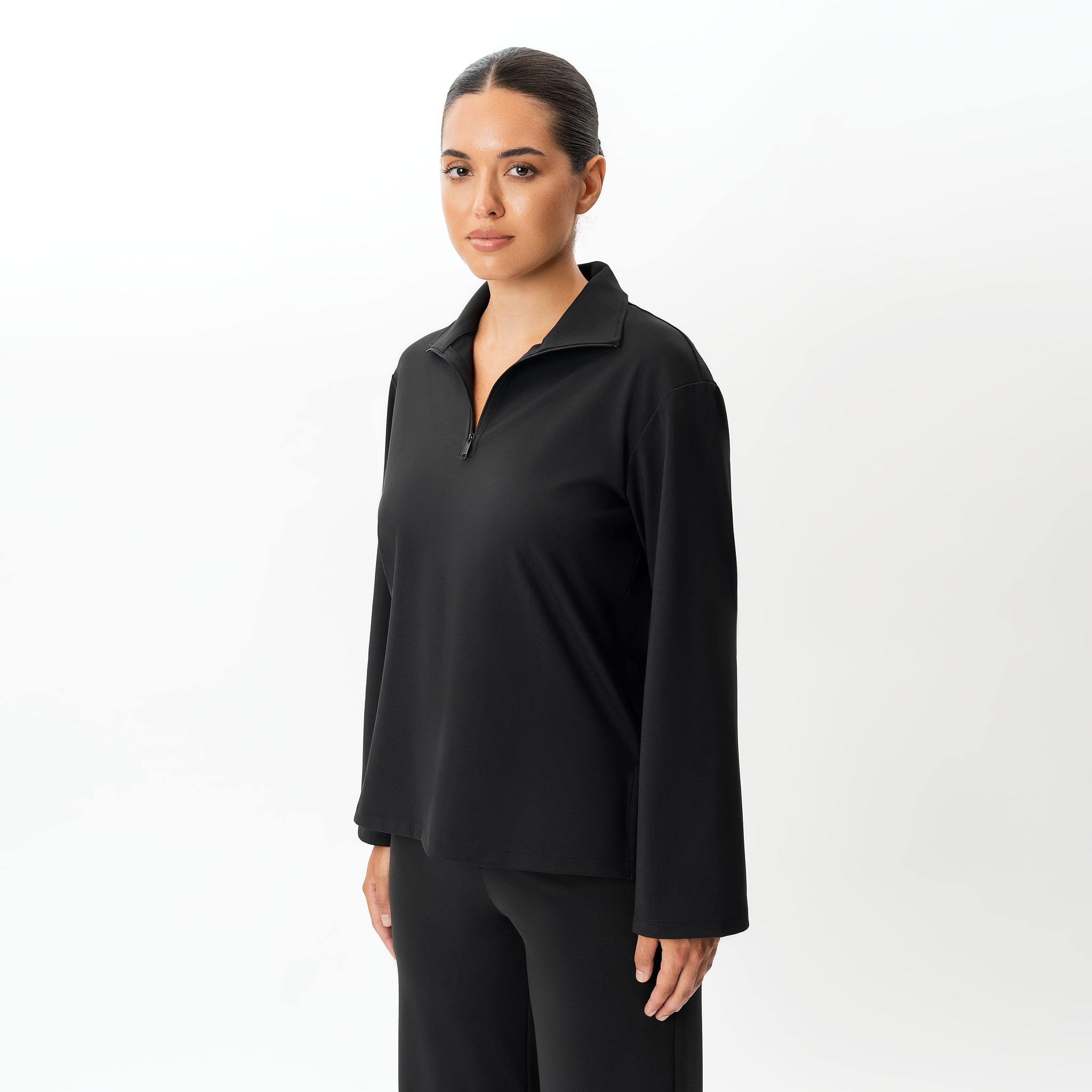 Asana Relaxed Quarter-zip - Ninepine