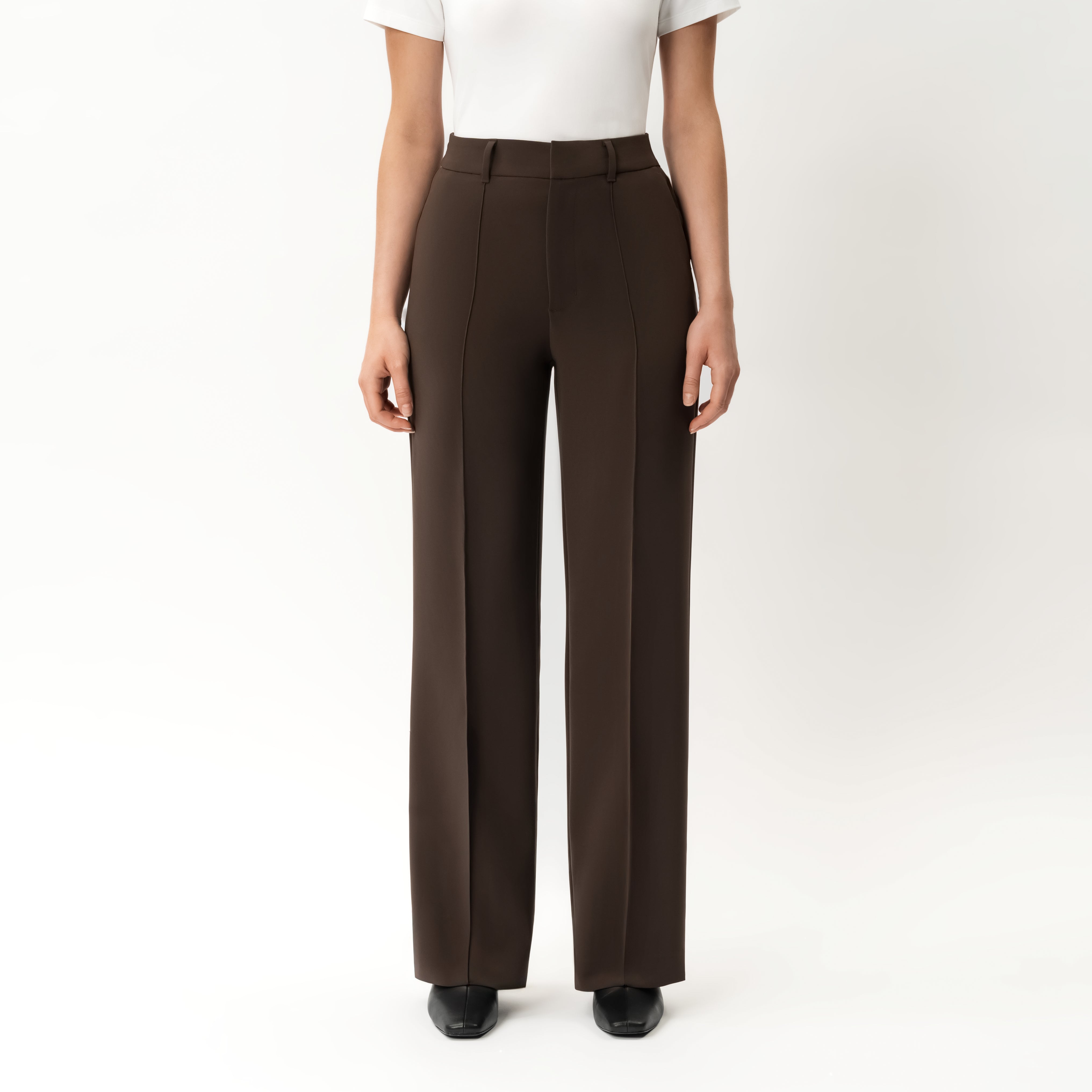Lässige Crêpe-Hose – Ninepine
