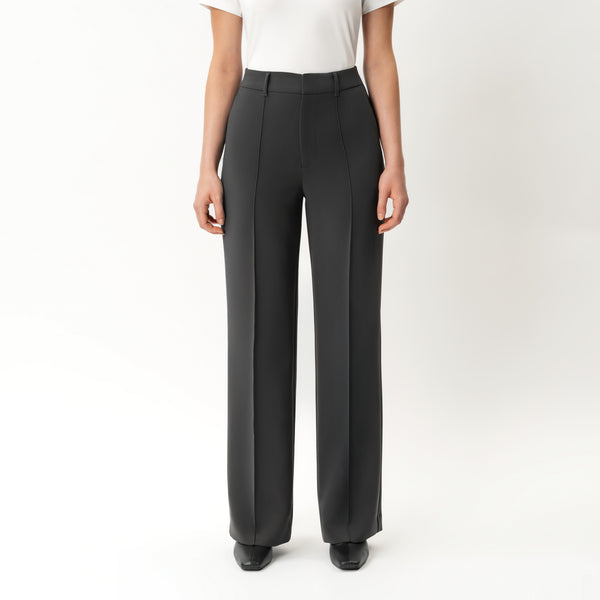 Crepe Relaxed Trouser | Ninepine