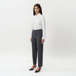 Tailored Ponte Straight Trouser - Ninepine