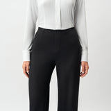 Tailored Ponte Relaxed Trouser - Ninepine