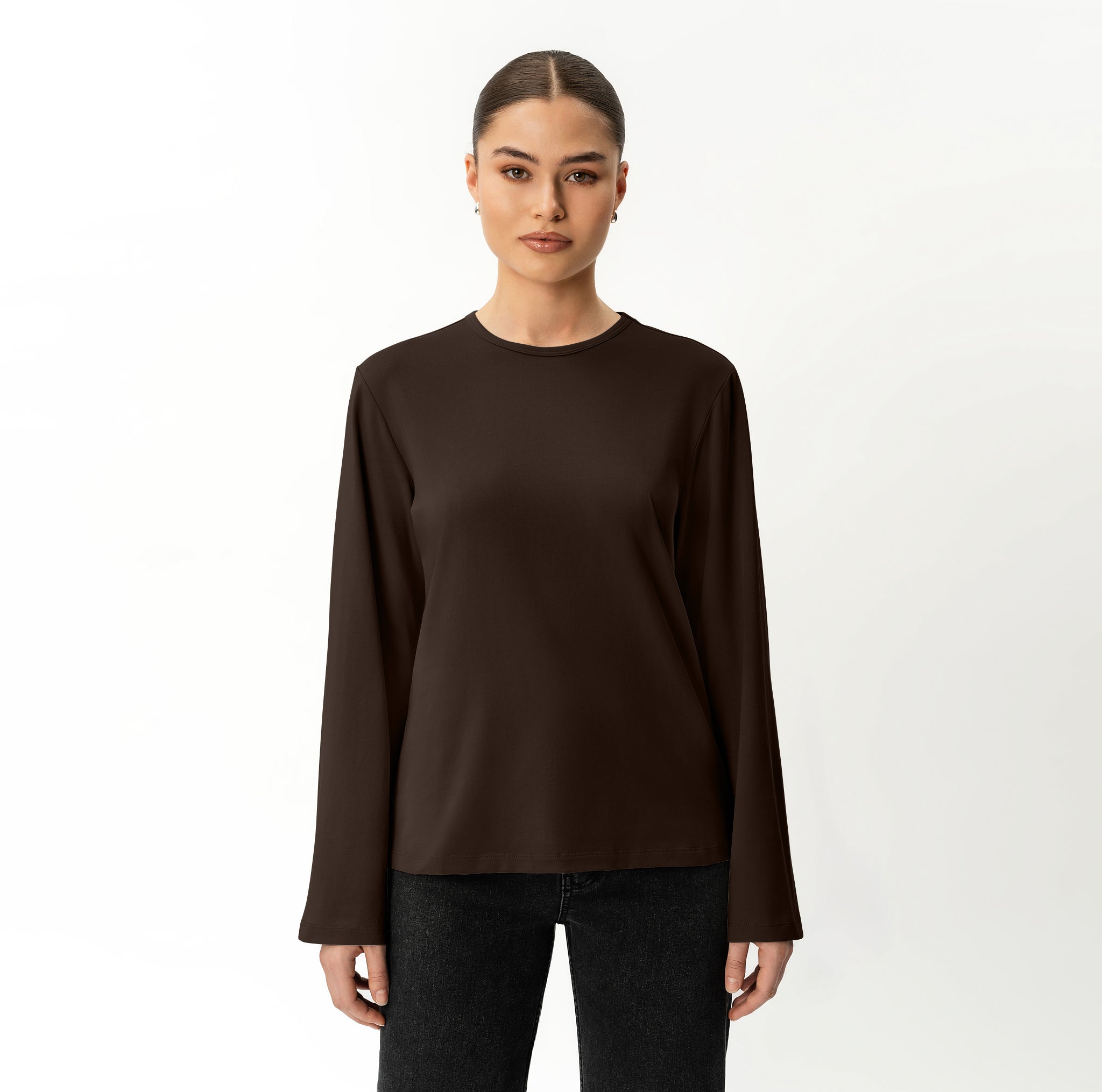 Pima Langarm-T-Shirt – Ninepine