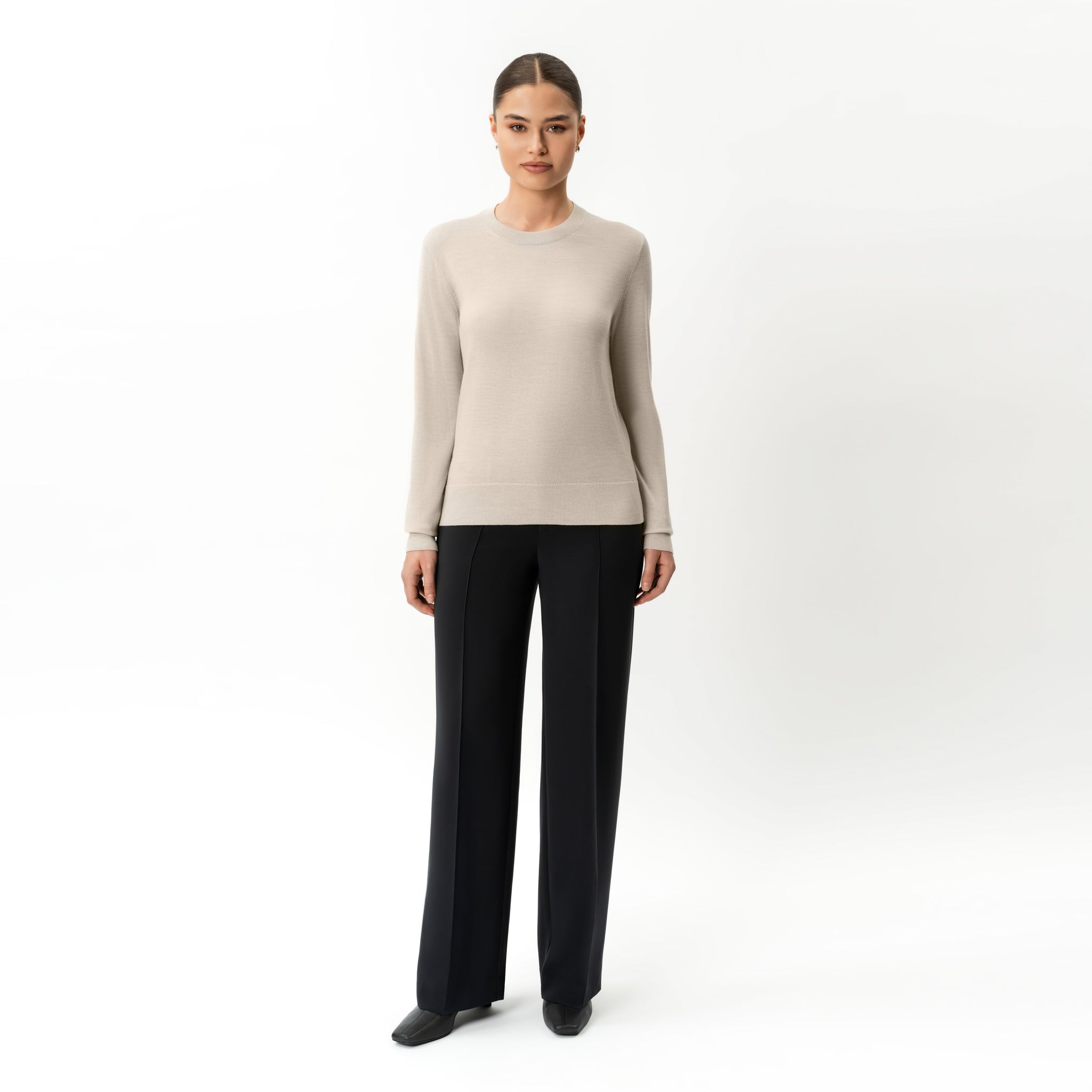 Merino wool crewneck - Ninepine