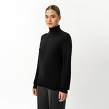 Merino Wool Relaxed Turtleneck - Ninepine