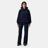 Entspannter Serif-Hoodie