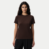 Tailliertes Pima-T-Shirt