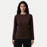 Pima Langarm-T-Shirt