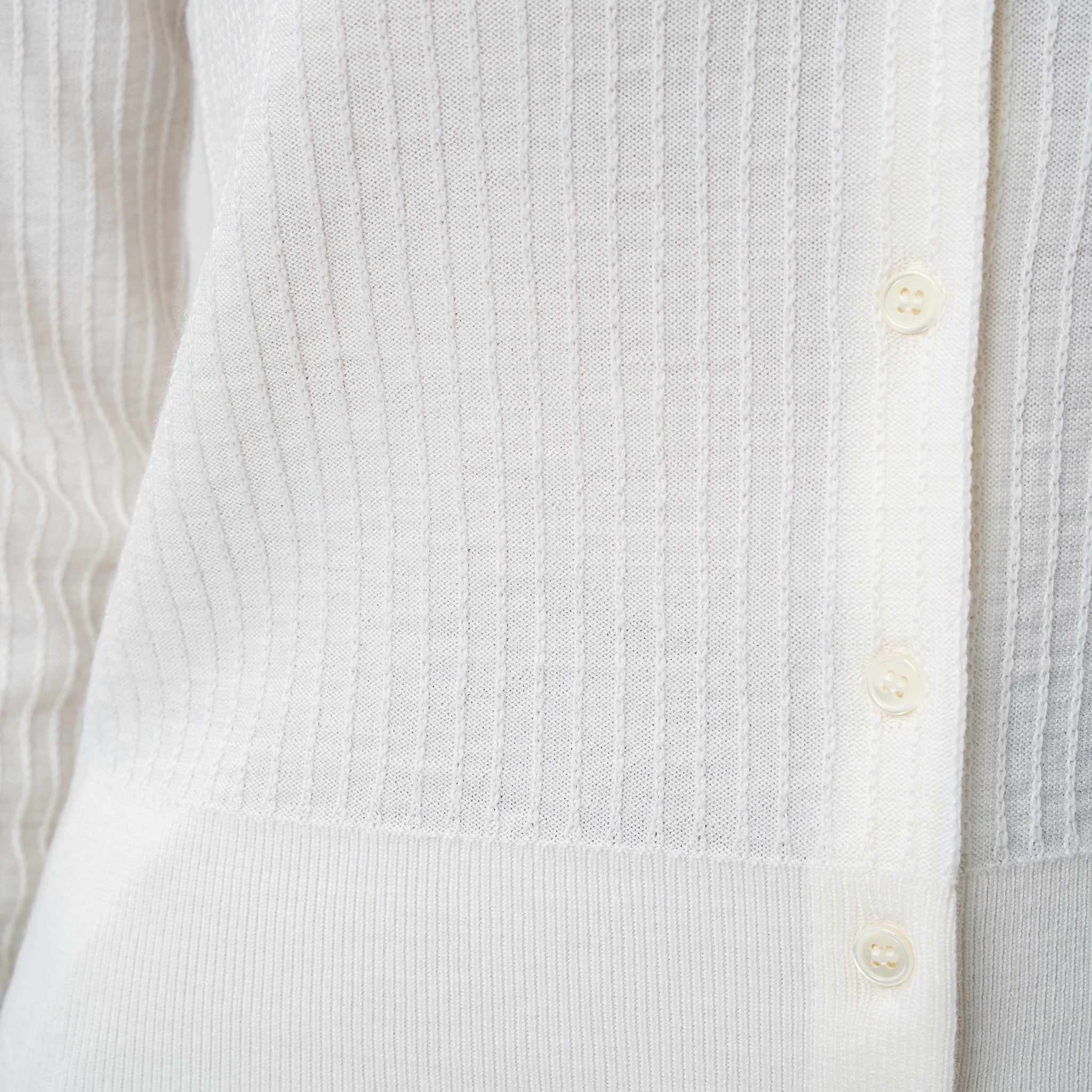 Merino Cardigan - Off-white - Ninepine