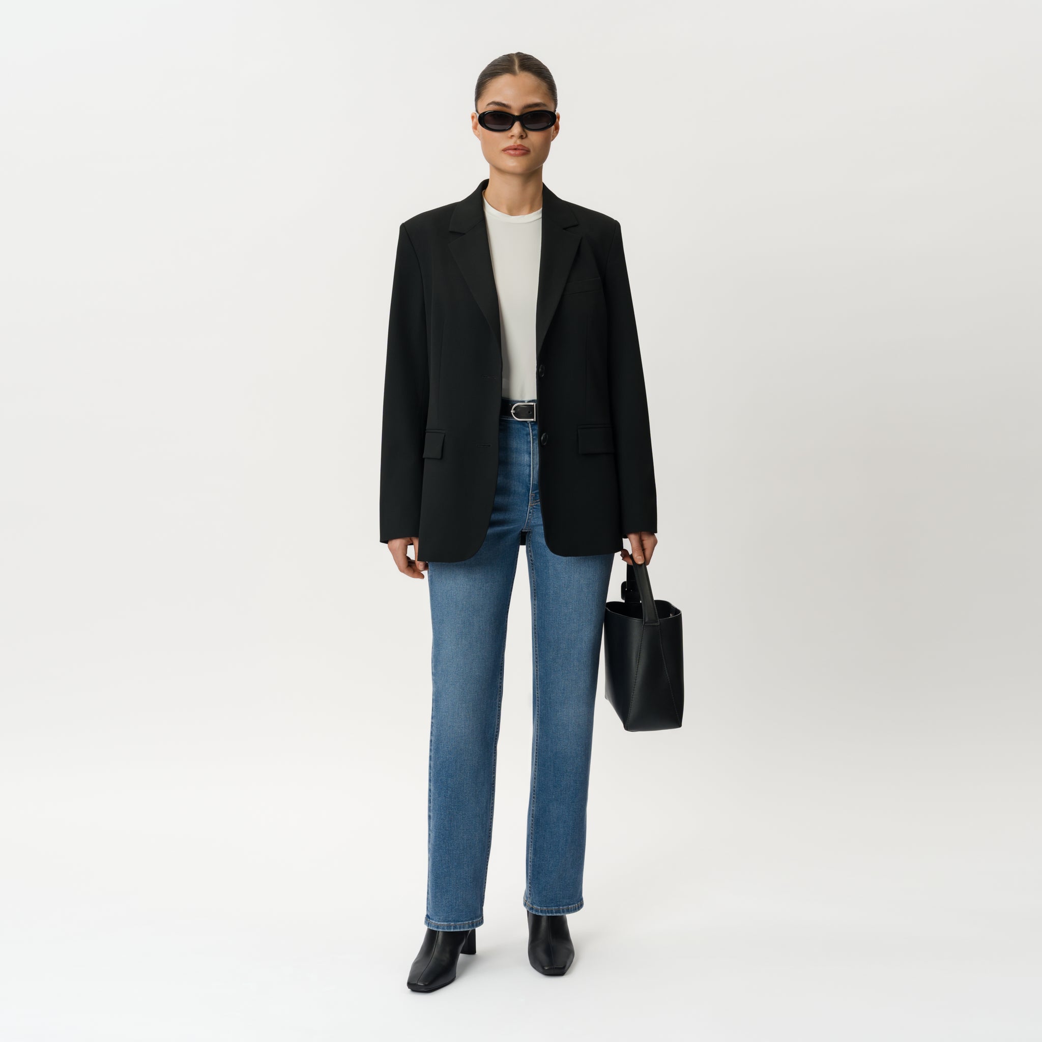 Klassische Straight ComfortDenim™ Jeans – Ninepine