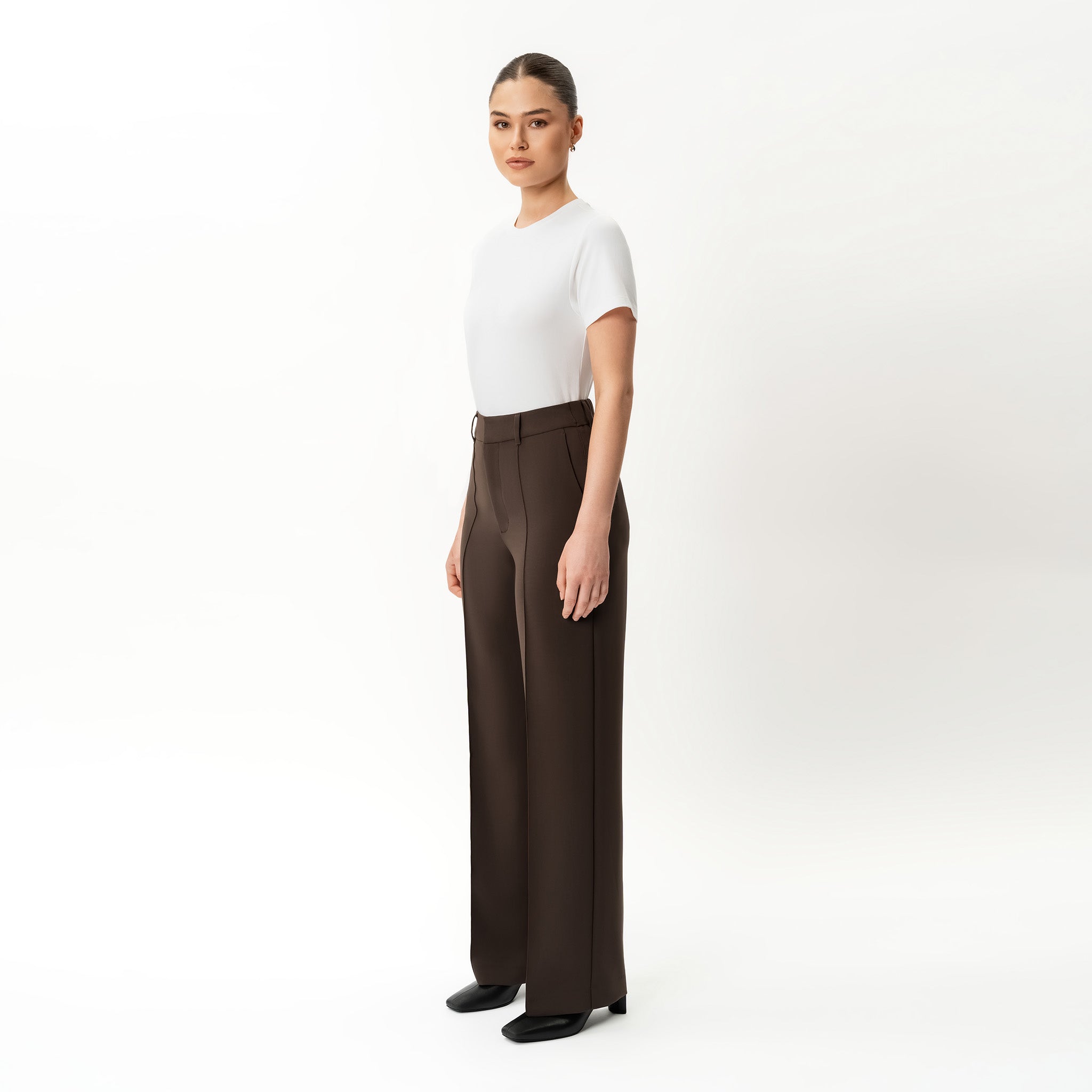 Lässige Crêpe-Hose – Ninepine