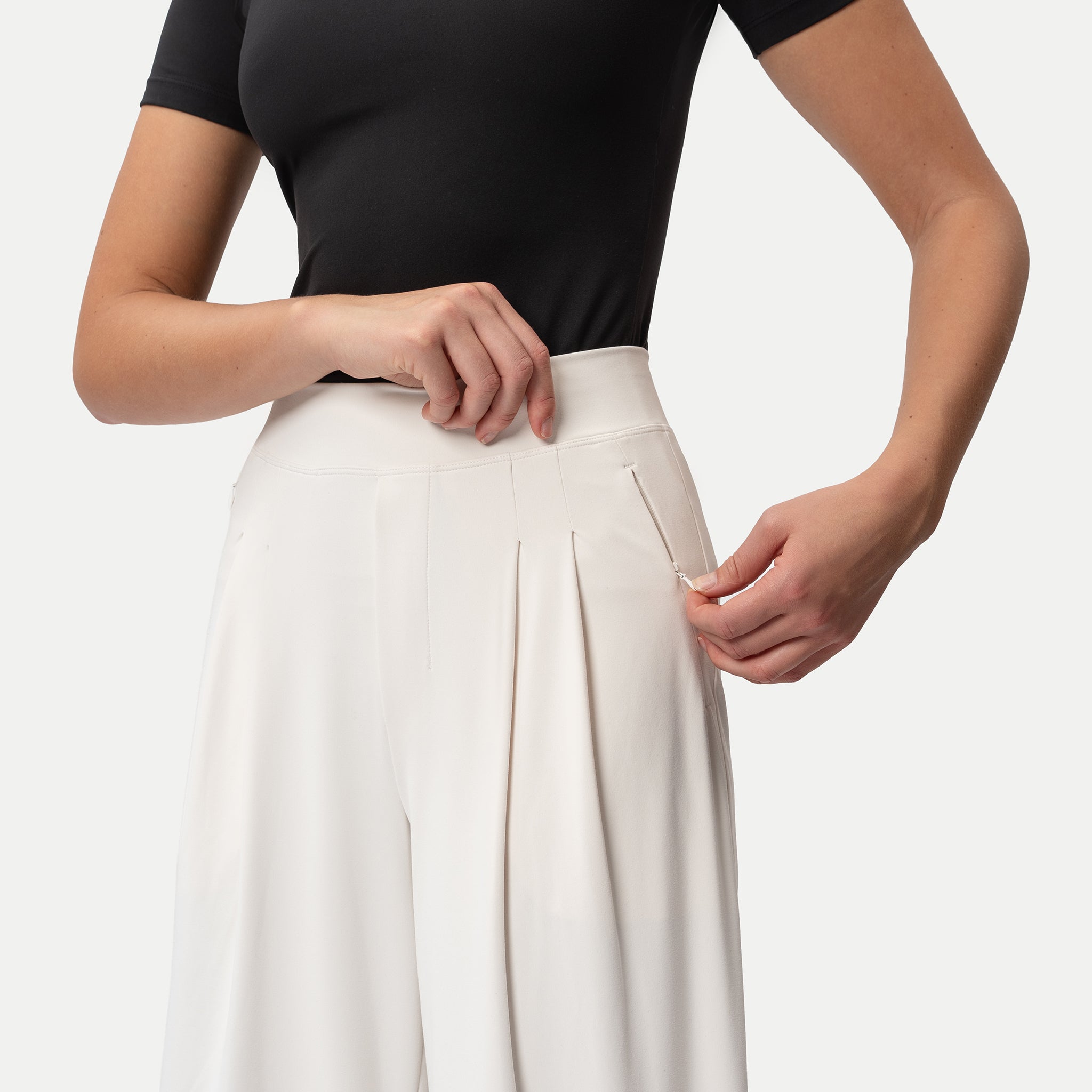 Asana Double Pleat Pant - Ninepine
