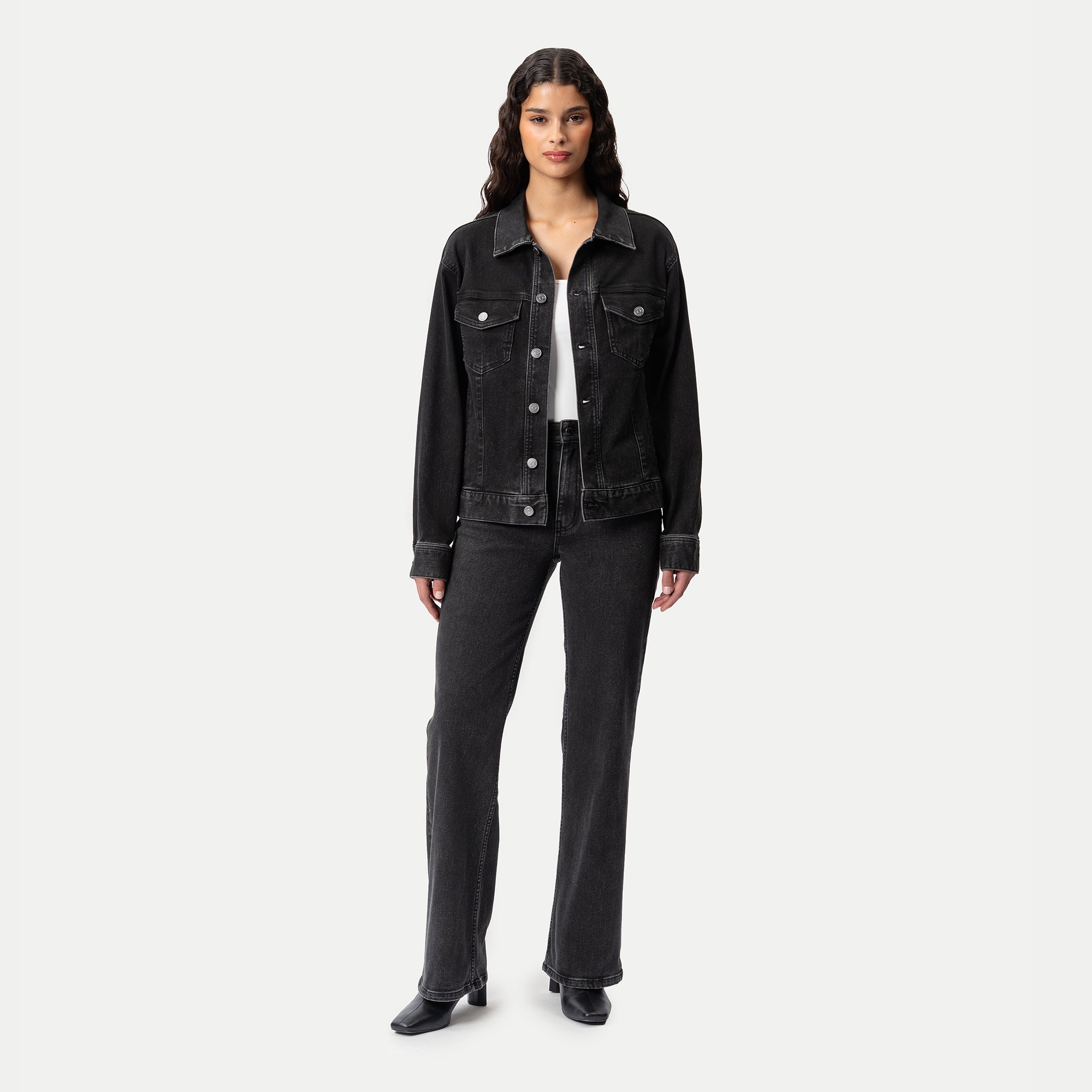 Elastische ComfortDenim™-Jacke – Ninepine
