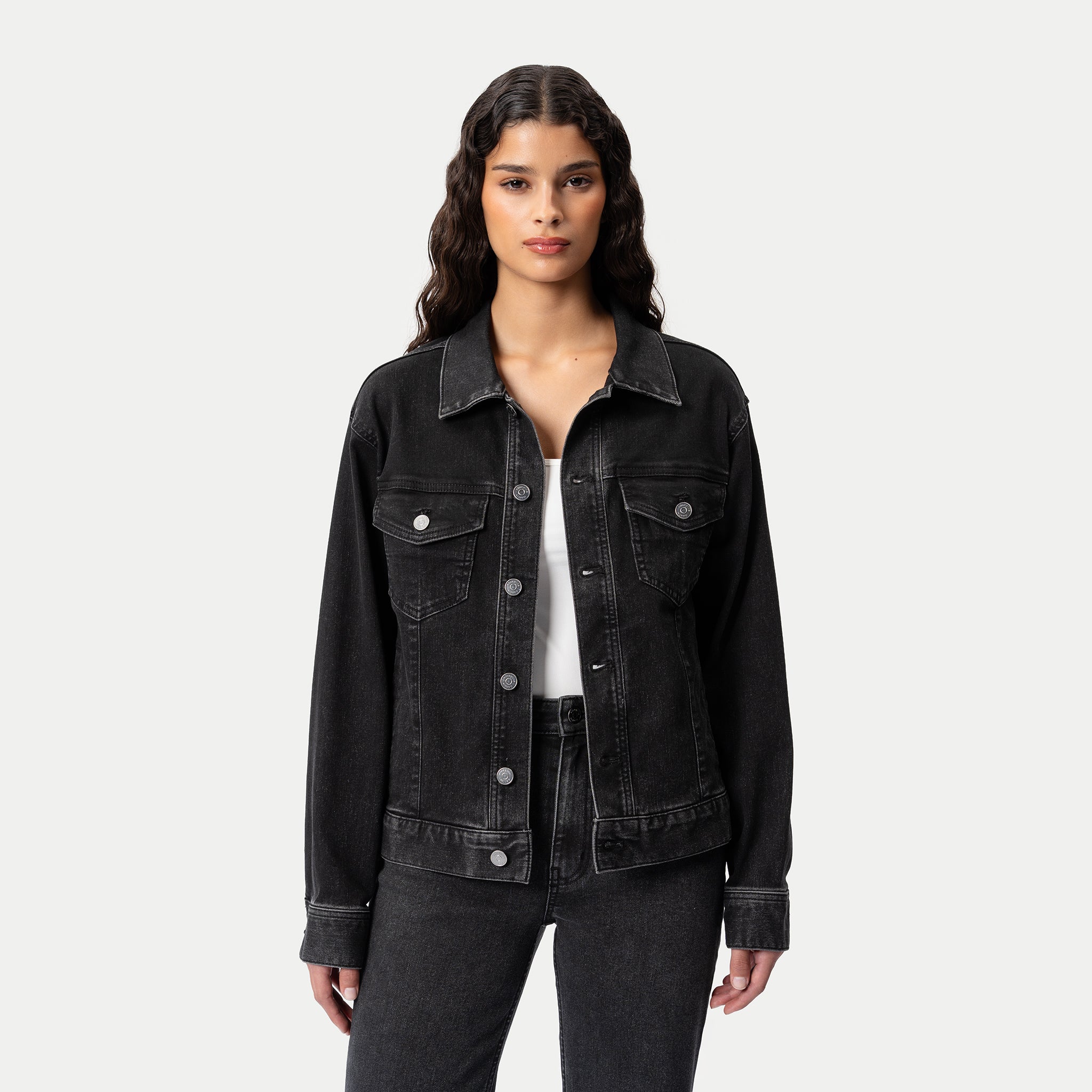 Elastische ComfortDenim™-Jacke – Ninepine