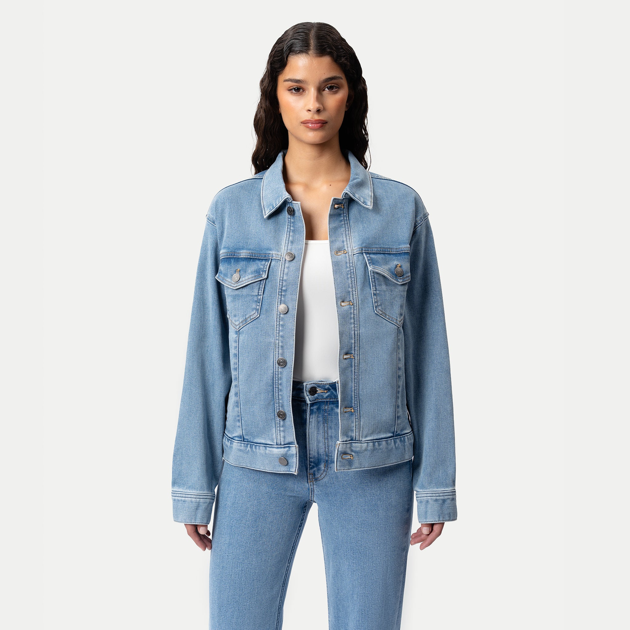 Stretchy ComfortDenim™ Jacket - Ninepine