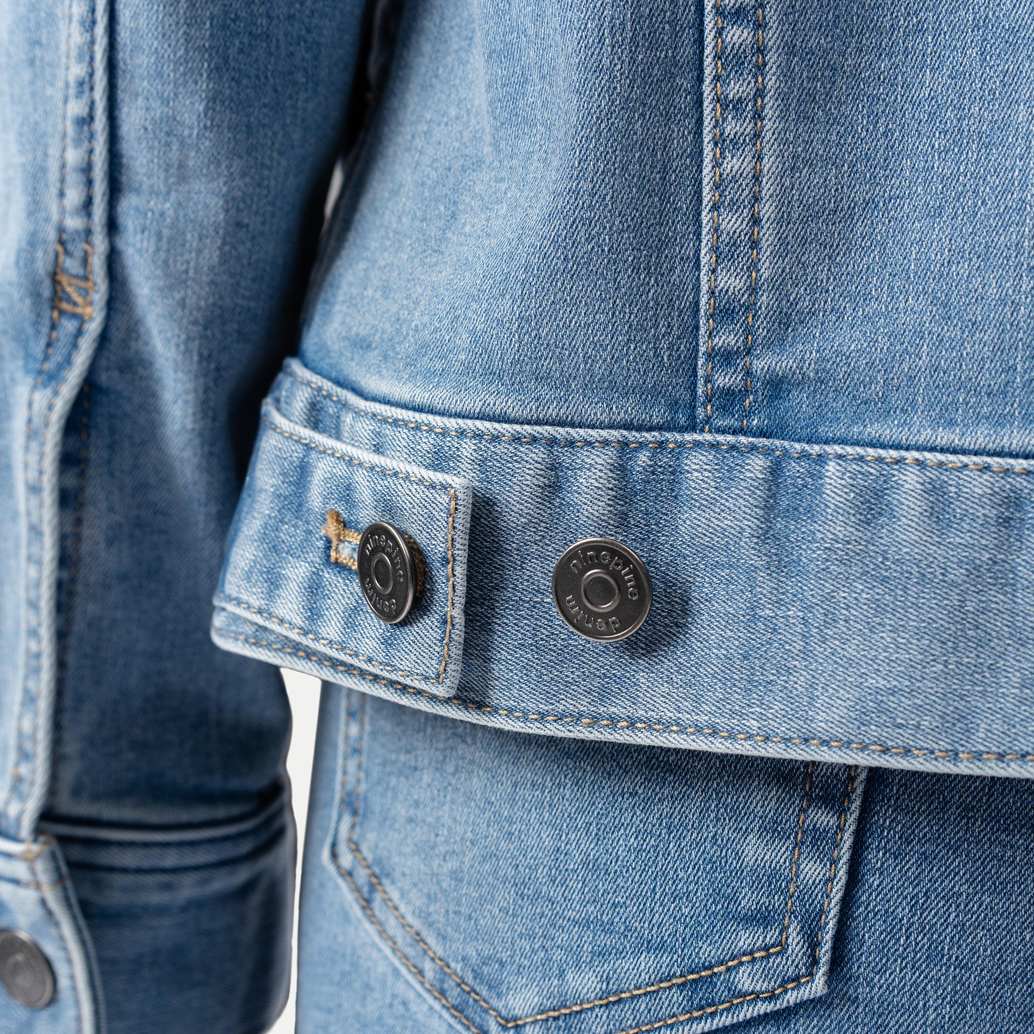 Elastische ComfortDenim™-Jacke – Ninepine