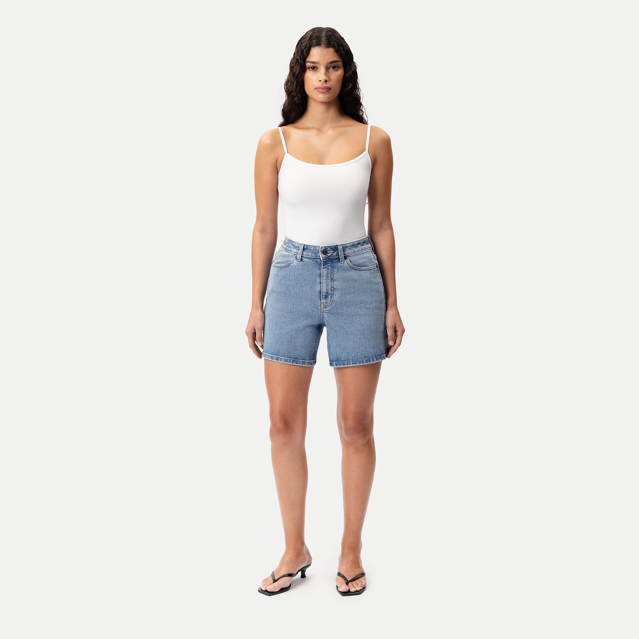 Elastische ComfortDenim™-Shorts – Ninepine