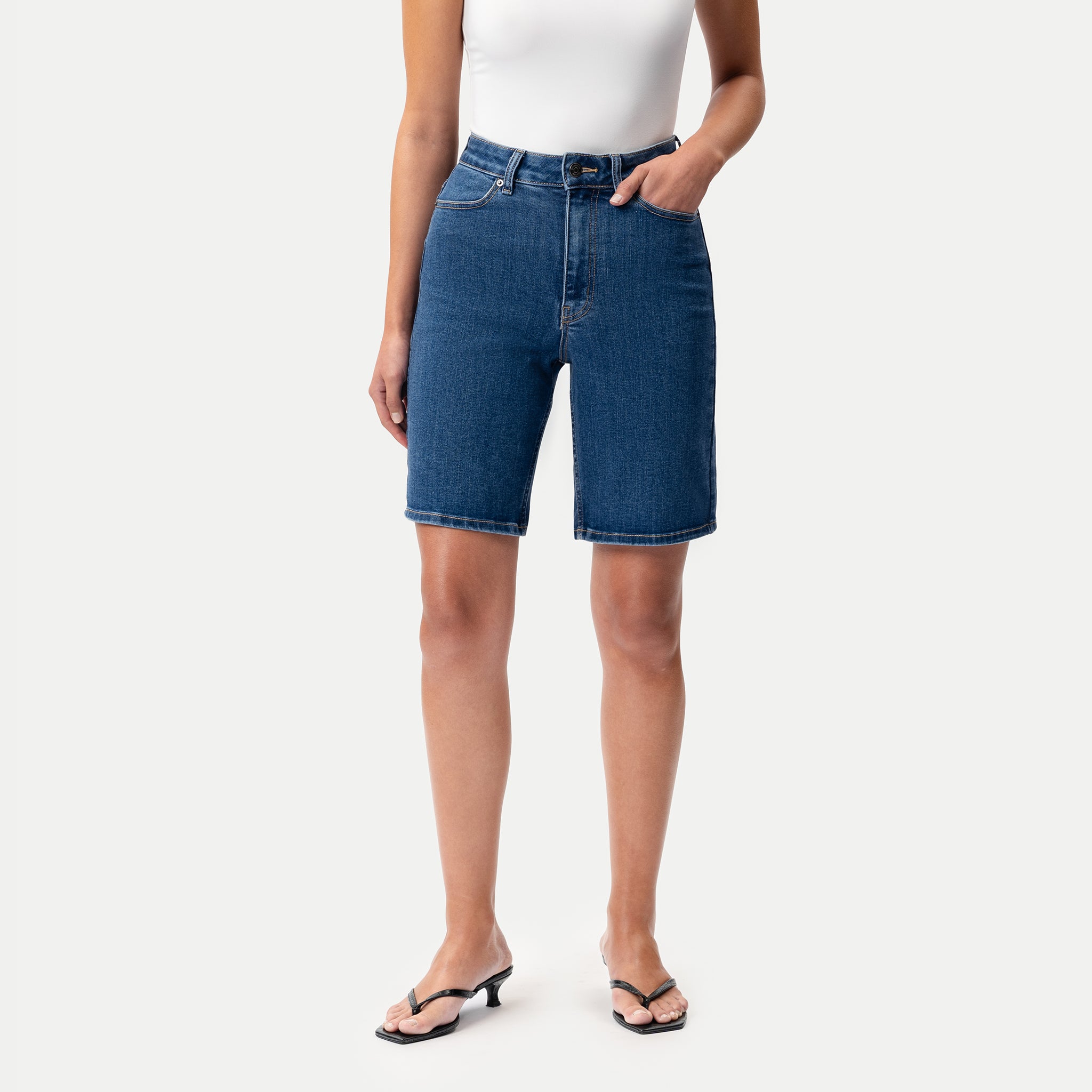 Stretchy ComfortDenim™ Shorts - Ninepine