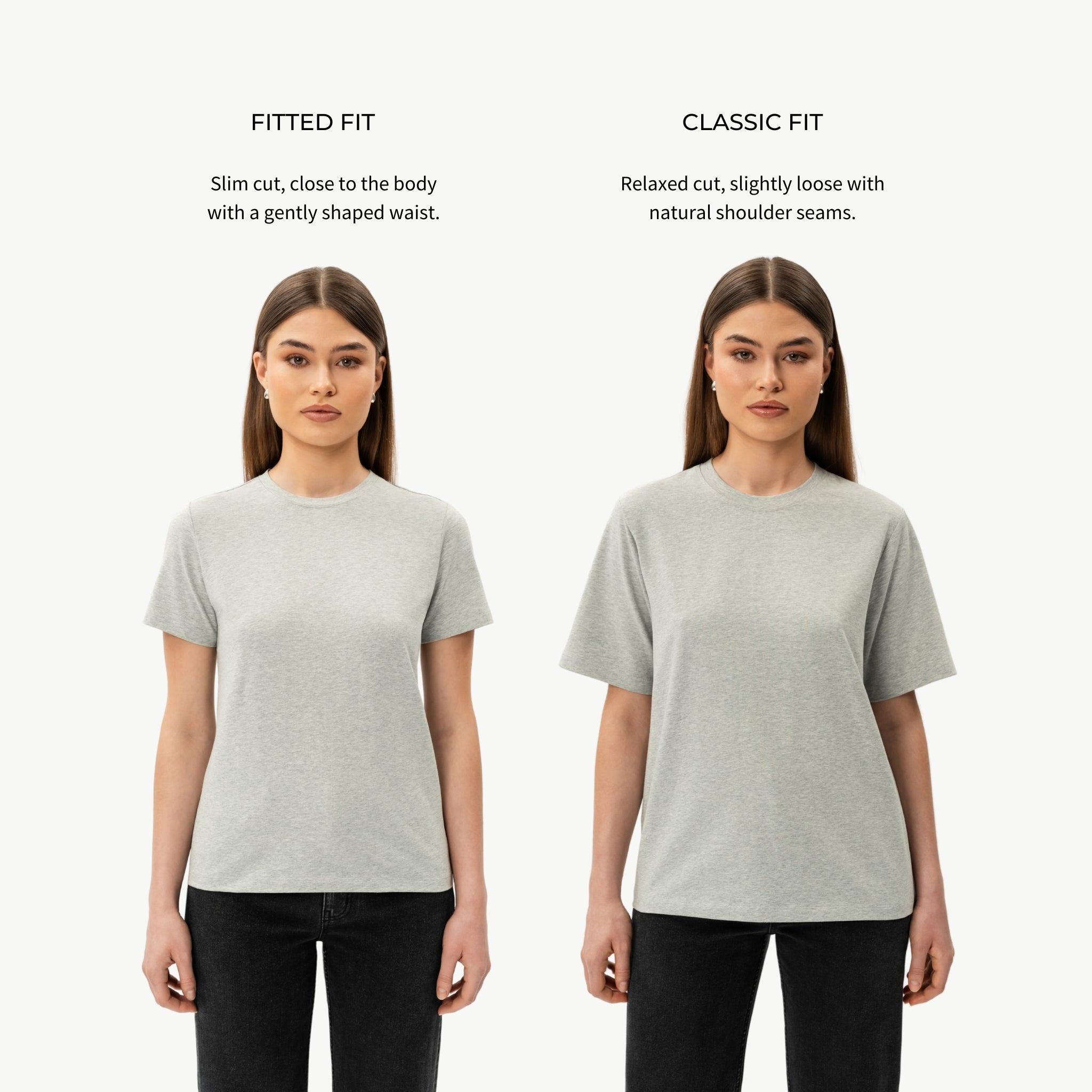 Pima T-shirt fit comparison