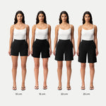 Light Ponte Shorts - Ninepine