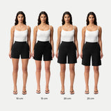 Light Ponte Shorts - Ninepine