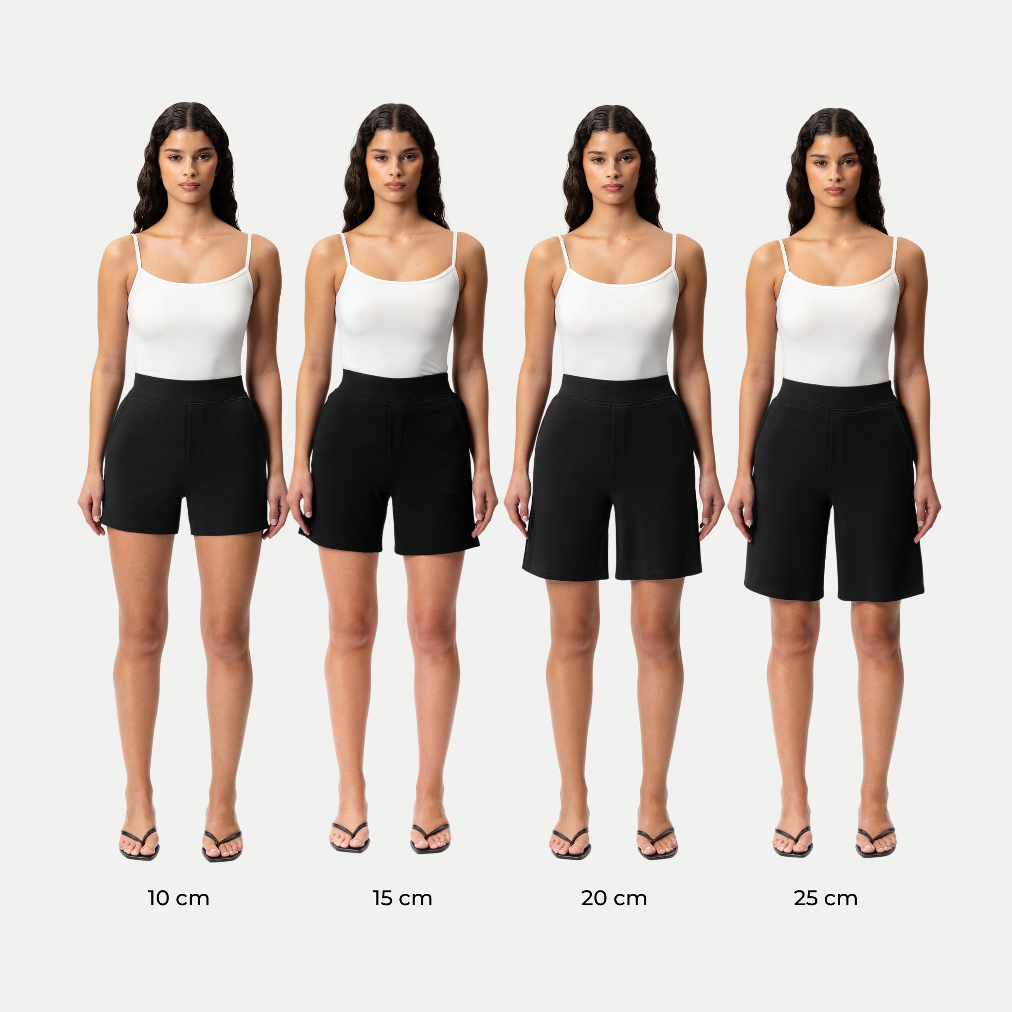 Leichte Ponte-Shorts – Ninepine