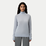 Merino Wool Relaxed Turtleneck - Ninepine