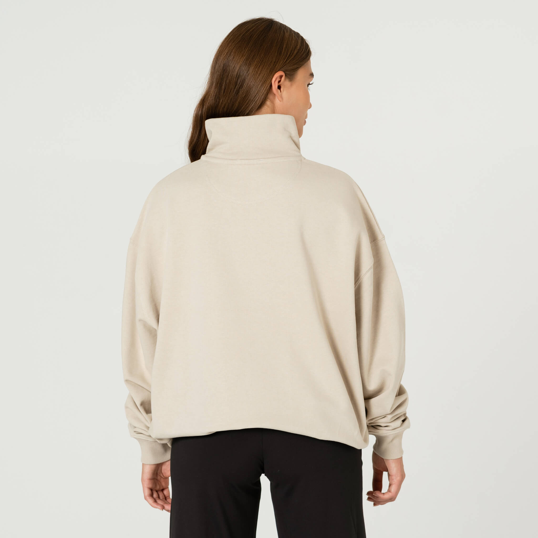 Quarter-Zip Relaxed Sweater - Ninepine
