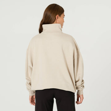 Quarter-Zip Relaxed Sweater