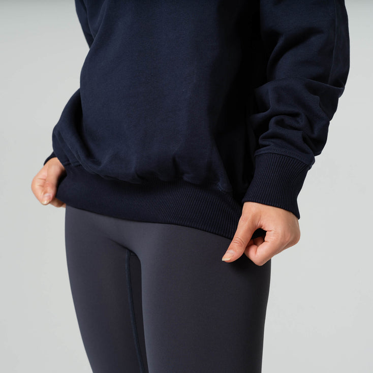 Quarter-Zip Relaxed Sweater