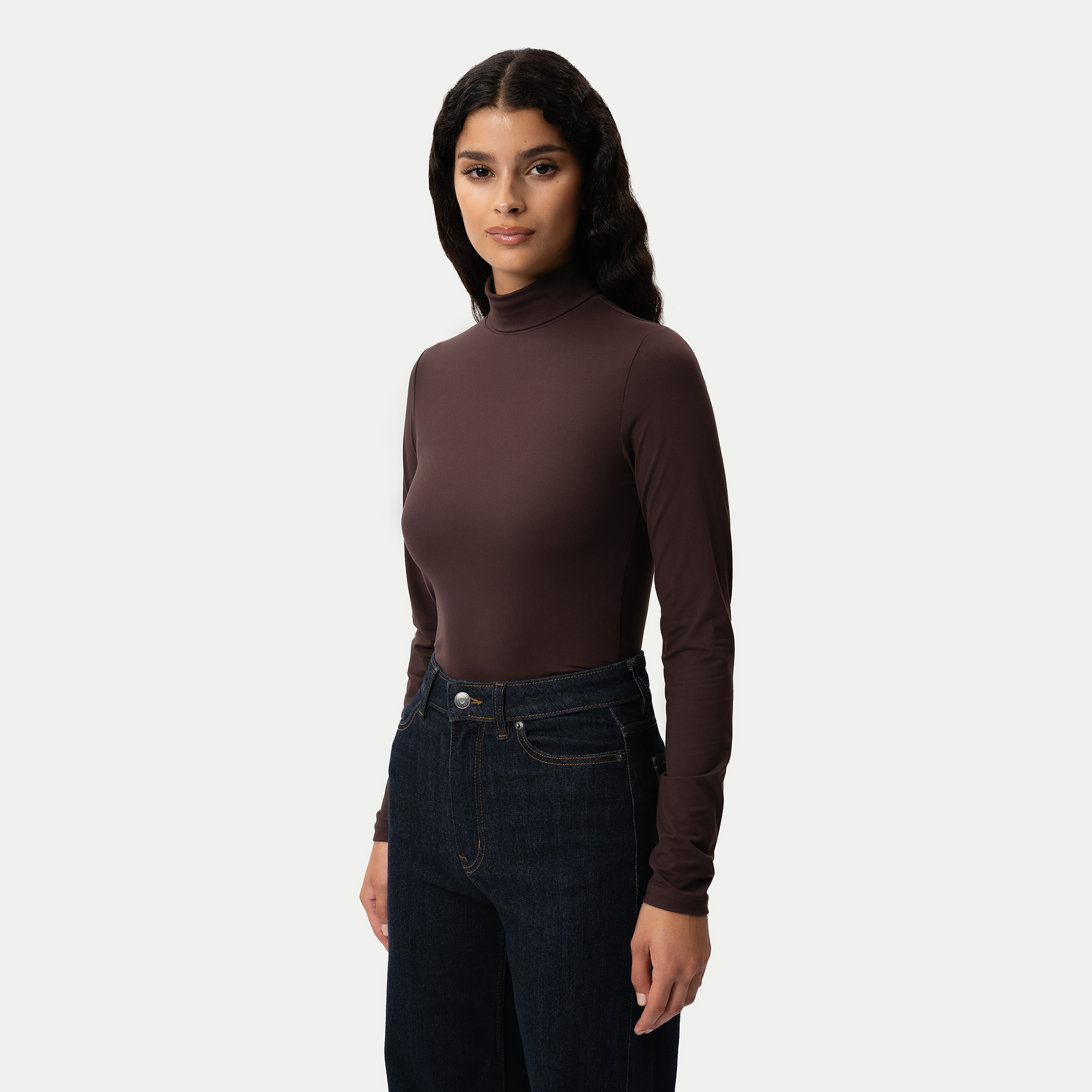 Soft Turtleneck Long-sleeve - Ninepine