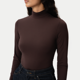 Soft Turtleneck Long-sleeve - Ninepine